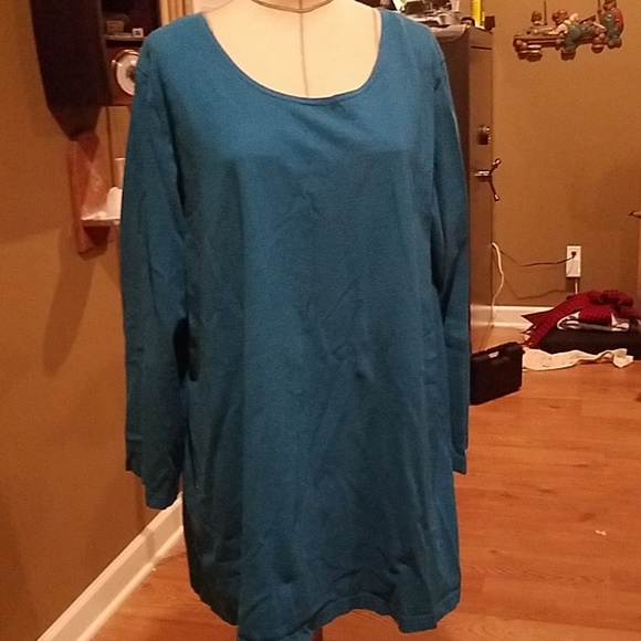 bryn Walker Tops - Bryn Walker Cotton long sleeve top Blue XL